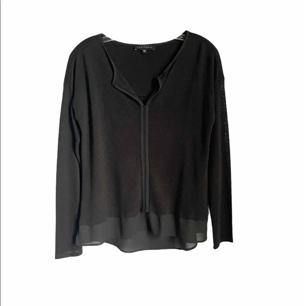 🟢Sanctuary Black Lightweight Sweater Size S